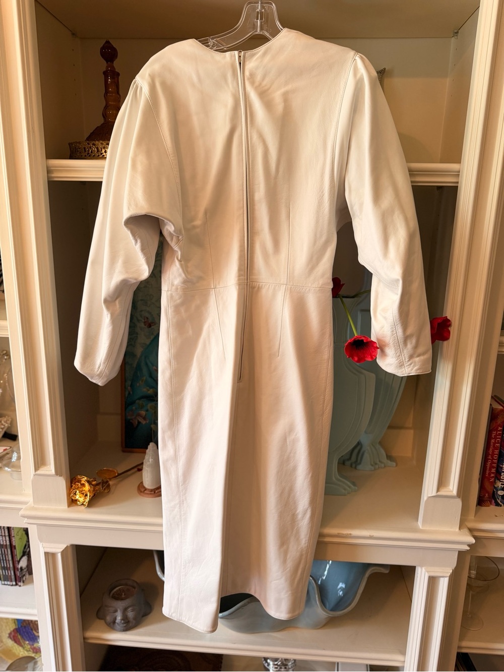 Isabel Marant white Midi Dress with Puff Sleeves - Picture 4 of 5